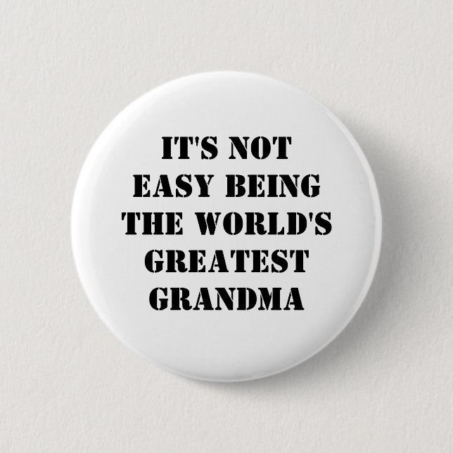 Grandma Pinback Button (Front)