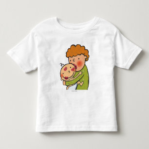 Grandma Pink Lipstick Kisses for Baby Toddler T-shirt