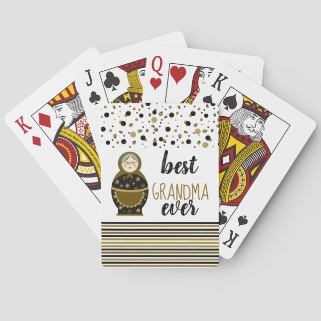 Grandma Poker Cards (Back)