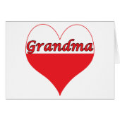 Grandma Polish Heart (Front Horizontal)