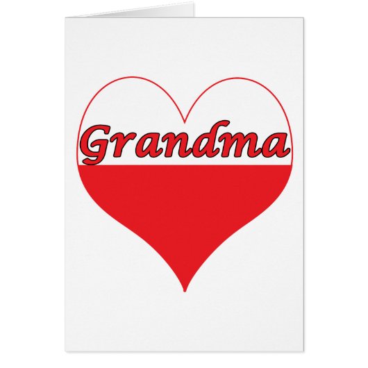 Grandma Polish Heart (Front)