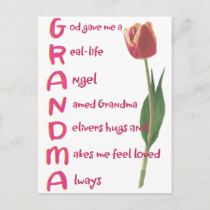 grandma postcard