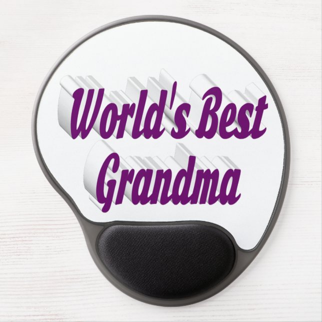 Grandma purple text  gel mouse pad (Front)
