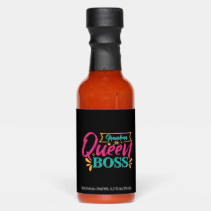Grandma Queen Boss Super Grandma Granny Hot Sauces