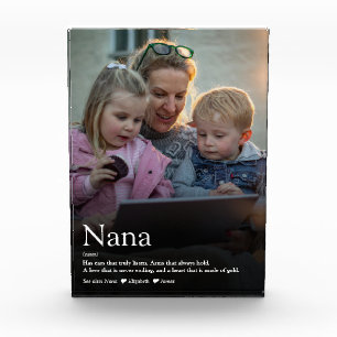 Grandma Quote Modern Fun Cool Photo Block