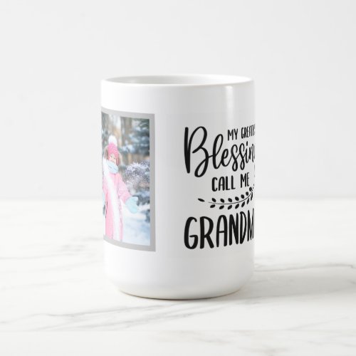 Grandma Quote with Photo Coffee Mug