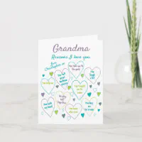 i love you grandma cards