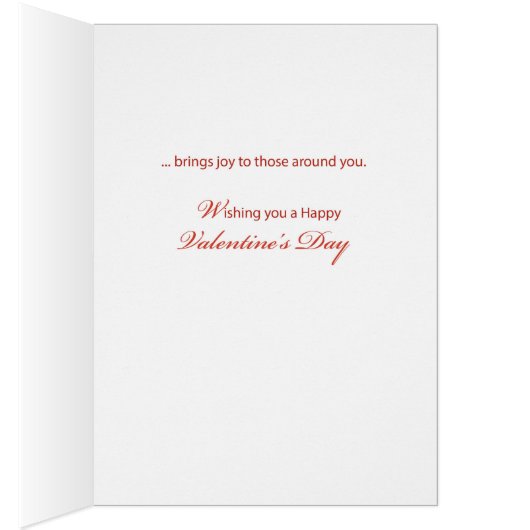 Grandma Red Gerber Daisy Valentine (Inside (Right))