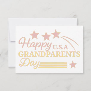 Grandma’s Day Vintage Badge Design Thank You Card