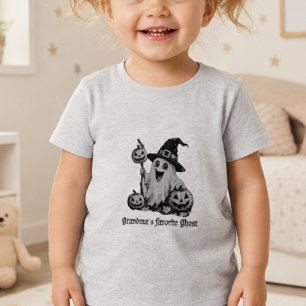 Grandma’s Favorite Ghost Playful Toddler Halloween T-shirt