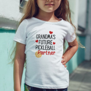 Grandma’s Future Pickleball Partner Grandchild Toddler T-shirt