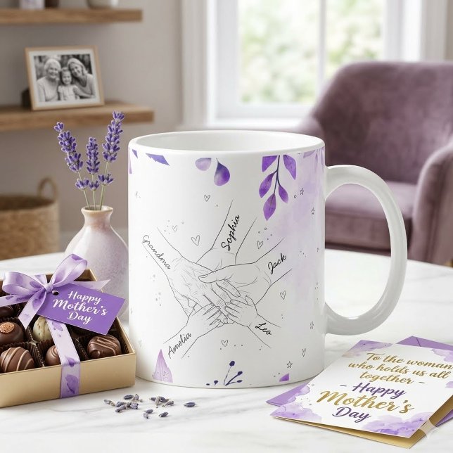 Grandma’s Garden of Love Custom Name Mug (Creator Uploaded)