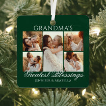 Grandma’s Greatest Blessings 6 Photo Christmas