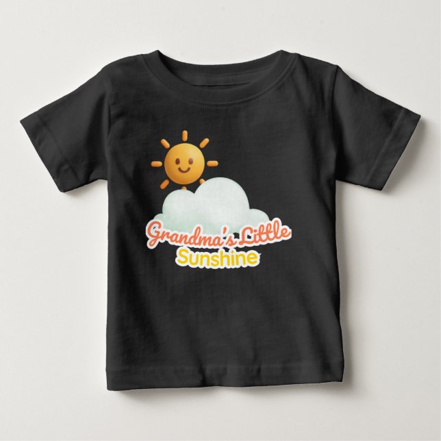 Grandma’s Little Sunshine Baby T-Shirt (Front)