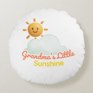 Grandma’s Little Sunshine Round Pillow