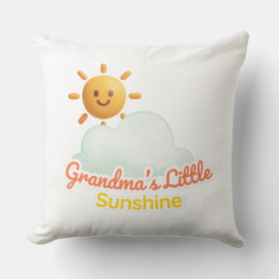 Grandma’s Little Sunshine Throw Pillow