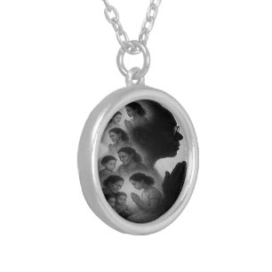 Grandma’s Prayer Silver Plated Necklace