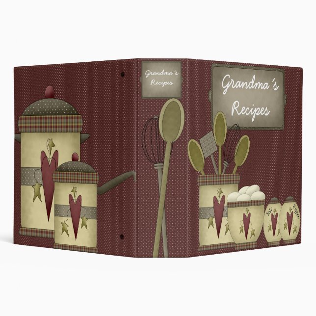 Grandma´s Recipes Binder (Background)
