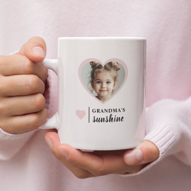Grandma’s Sunshine Mug – Personalized Pink  (Creator Uploaded)