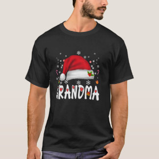 Grandma Santa Christmas Family Matching Pajamas Xm T-Shirt