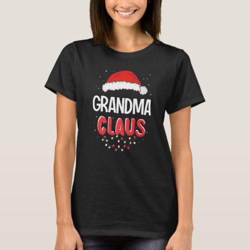 Grandma Santa Claus Christmas Matching Costume Pre T_Shirt