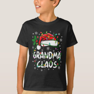 Grandma Santa Claus Family Christmas Squad Crew Ma T-Shirt