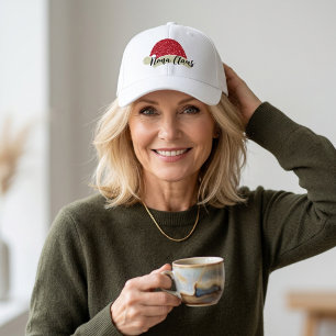 Grandma Santa Hat - Nona Christmas Photo Gift