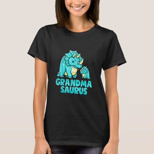 Grandma Saurus Dinosaur  Grandmasaurus  For Nana  T_Shirt