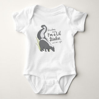 Grandma says I'm a lil stinker and she's right! Baby Bodysuit
