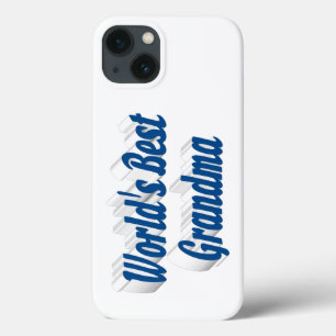 Grandma sea blue typography  iPhone 13 case