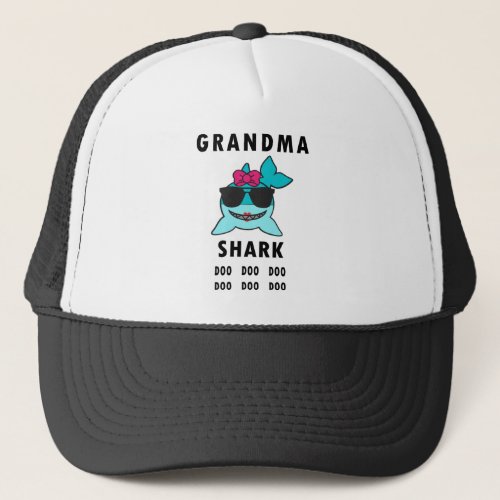 Grandma Shark Doo Doo Doo Trucker Hat