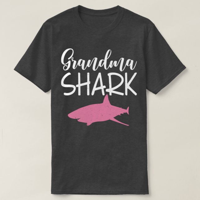 Grandma Shark Family Shark Lover  T-Shirt (Design Front)