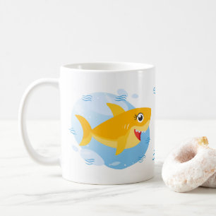 Grandma Shark - Yellow Coffee Mug