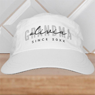 Grandma Since 20XX Modern Simple Preppy Hat