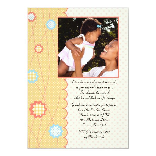 Grandma Shower Invitations 9