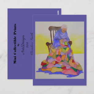 Grandma Smith - Mini Collectible Prints Postcard