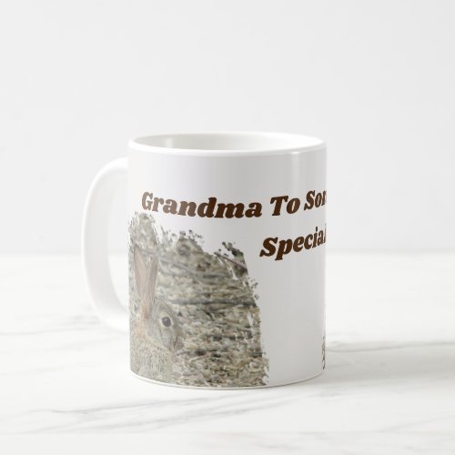 Grandma Somebody Special Funny Bunny Pun Humor Coffee Mug