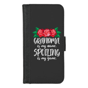 Grandma - Spoiling Is My Game iPhone 8/7 Wallet Case