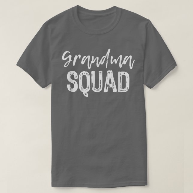 Grandma Squad Cute Funny Gift Mother's Day  T-Shirt (Design Front)