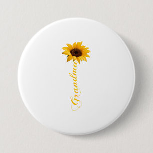 Grandma Sunflower T-Shirt GRANDMA - SUNFLOWER Button