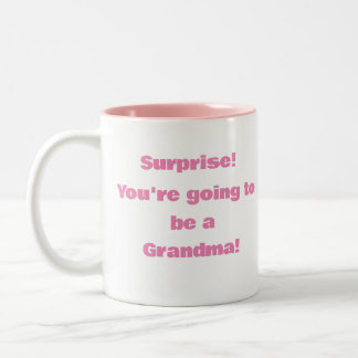 Grandma Surprise baby mug