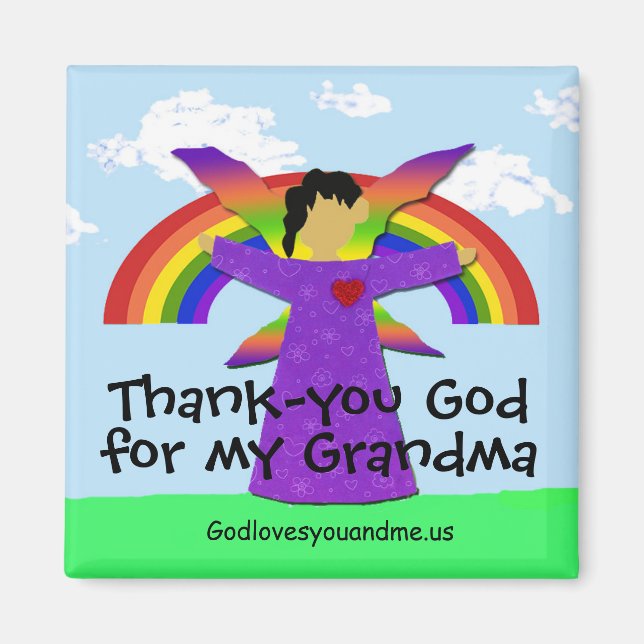 Grandma Thank-you Magnet (Front)
