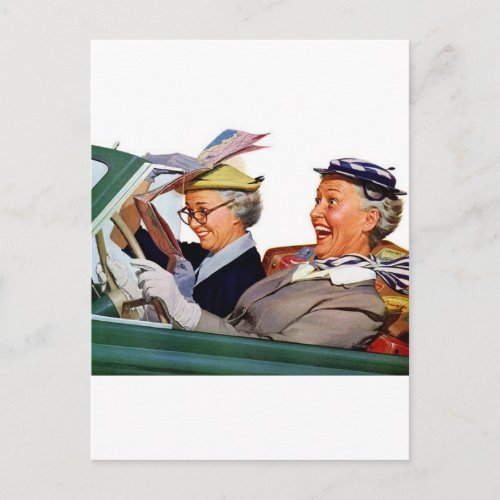 Grandma The Speed Queen Postcard