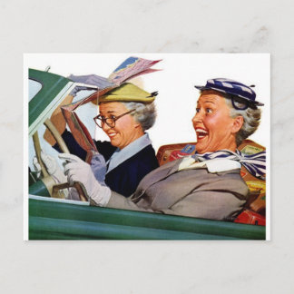 Grandma The Speed Queen Postcard