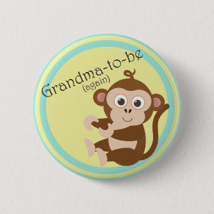Grandma-to-be (again) button