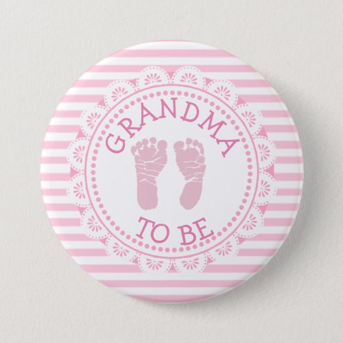 Grandma to Be Baby Shower Button