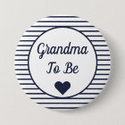 Grandma To Be Baby Shower Button