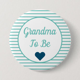 Grandma To Be Baby Shower Button