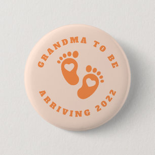 Grandma to be badge! button