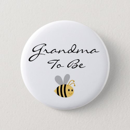 Grandma to Be Bumble Bee Pin